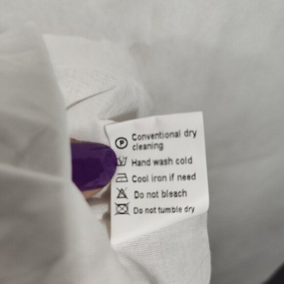 White Open Back Dress Women Size XL Square Neck Short Sleeve Lined Beach Vacay - Picture 8 of 8